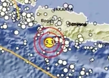 Sukabumi Diguncang Gempa, Berpusat di Selatan