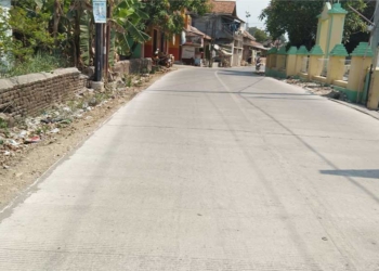 Pemdes Danawinangun Apresiasi Betonisasi Jalan