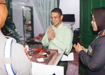 Polresta Cirebon Beri Kejutan HUT ke-79 TNI