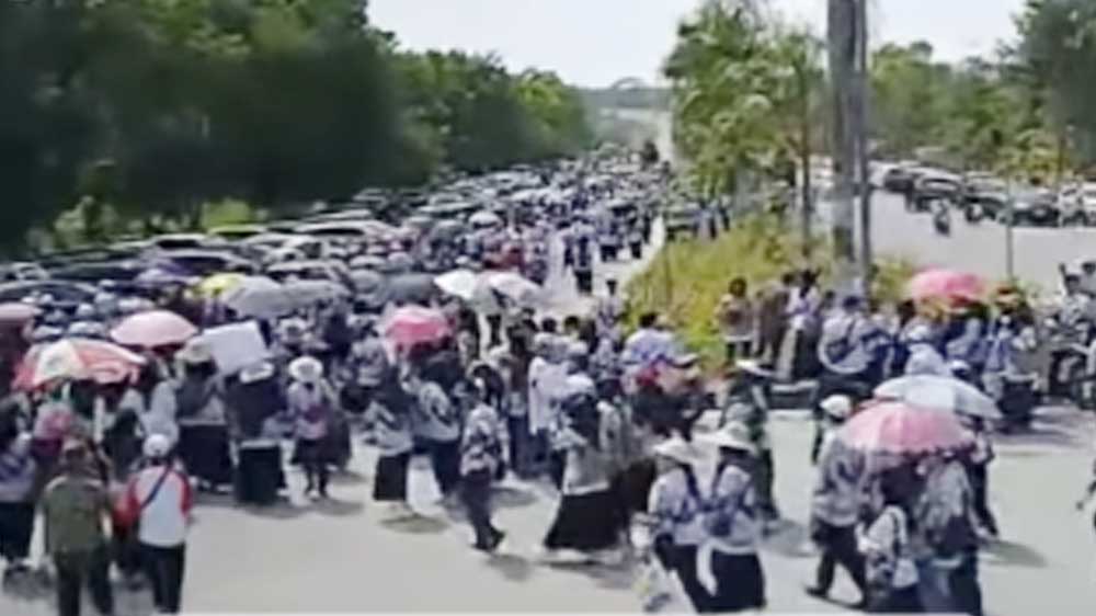 Unjuk Rasa di PN Kendari, Ribuan Guru Tuntut Pembebasan Guru Honorer Supriyani