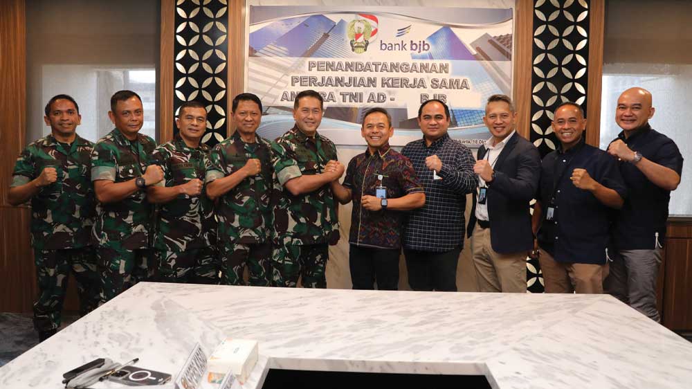bank bjb Teken Kerjasama dengan TNI AD