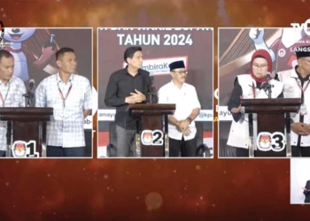 Lucky Hakim Sentil Nina Agustina di Debat Pilbup Indramayu