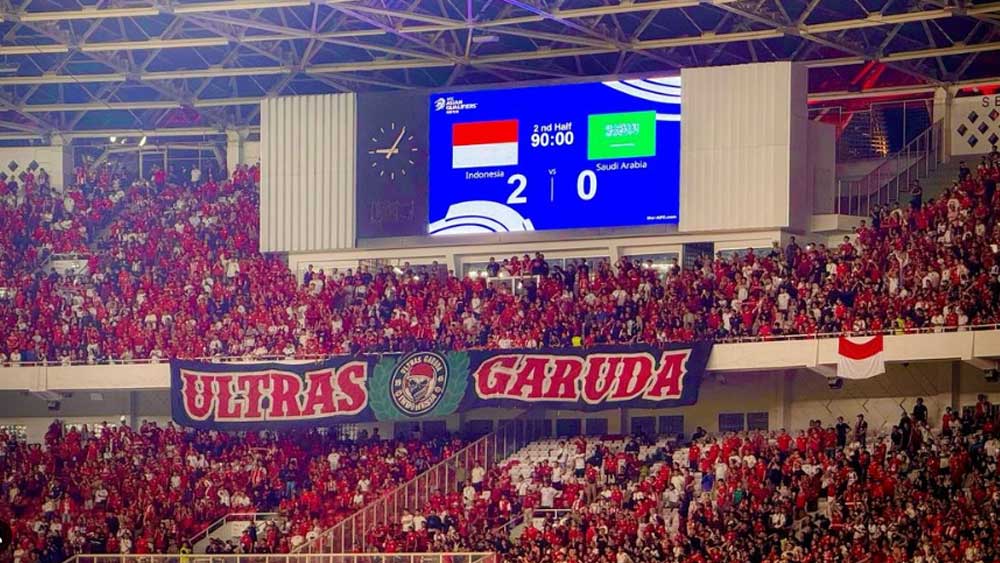Suporter dari Jepang, Malaysia, Thailand, Vietnam dan Asean Padati Laga Timnas Indonesia Vs Arab Saudi