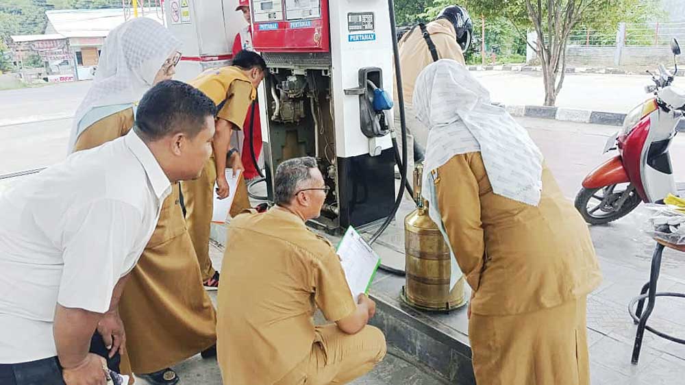 Jelang Nataru, Sejumlah SPBU di Cirebon Disidak