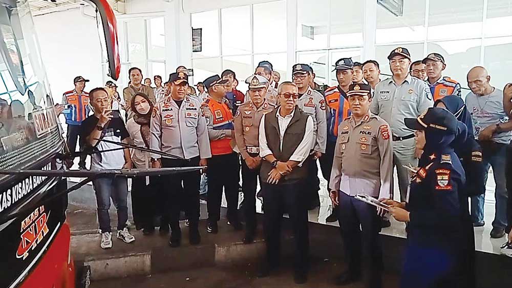 Nataru, Pemkot Cirebon Lakukan Ramp Chek di Terminal Harjamukti