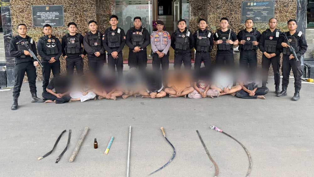 Hendak Tawuran di Weru Cirebon, 9 ABG Bawa Sajam Dibekuk Polisi