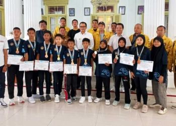 Raih Prestasi Membanggakan, Pj Bupati Cirebon Sambut 11 Atlet Taekwondo di Pendopo