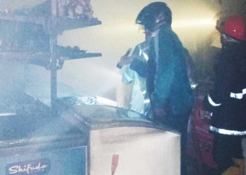 Ruko Frozen Food di Kemantren Cirebon Terbakar