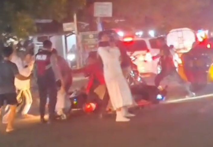 Geng Motor Bikin Ulah, Jalan Fatahillah Megu Gede Cirebon Mencekam, Warga Geram
