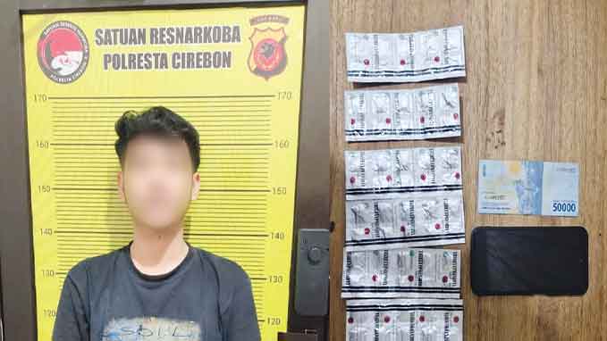 Empat Hari 4 Pengedar Obat Keras Terbatas di Cirebon Dibekuk Polisi