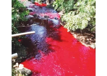 Penyebab Sungai di Talun Cirebon Berwarna Merah Sedang Ditelusuri