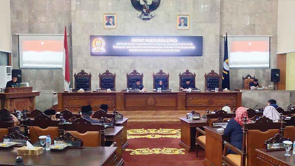 DPRD Kabupaten Cirebon Gelar Paripurna, Total Penurunan Dana Transfer Daerah Rp62,3 Miliar