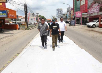 Progres Pekerjaan Betonisasi Jalan Ciremai Raya Cirebon Sudah 30 persen