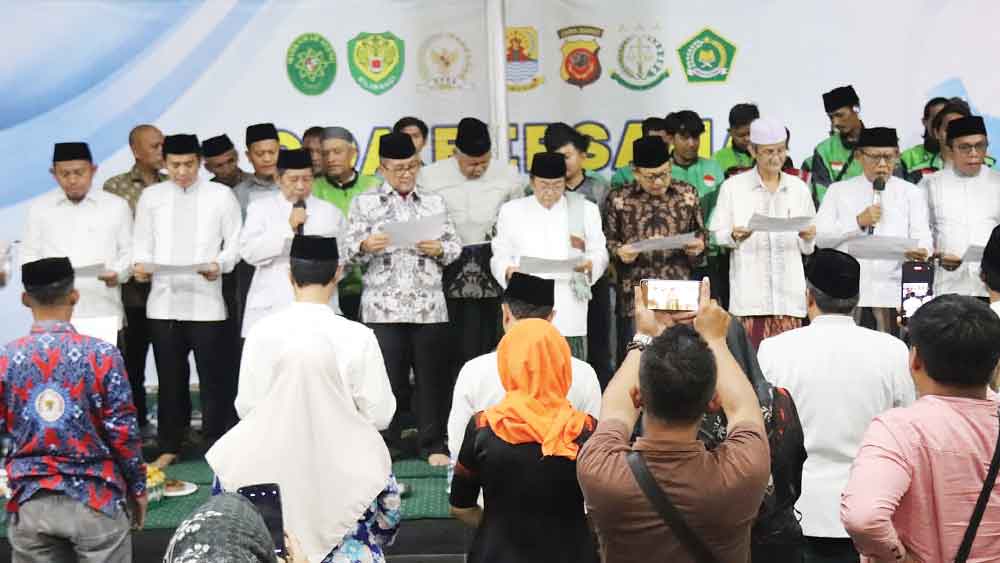 Serukan Kabupaten Cirebon Damai dan Kondusif, Pemkab Cirebon-Forkopimda-Masyarakat Gelar Doa Bersama