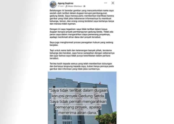 Diramaikan Masuk Calon Tersangka Dugaan Korupsi Gedung Setda Kota Cirebon, Agung Supirno Membantah