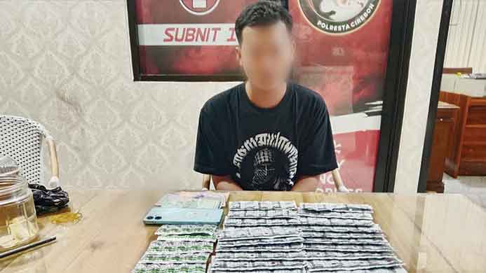 Edarkan OKT, Pemuda Asal Gebang Cirebon Ditangkap