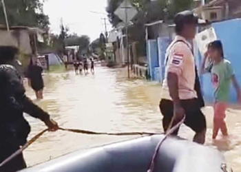 1.164 Rumah Terendam Banjir di Waled Cirebon, 3.724 Jiwa Terdampak