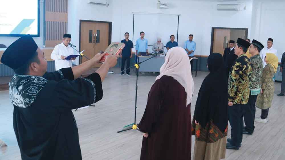 UIN Siber Cirebon Lantik dan Ambil Sumpah Jabatan PNS